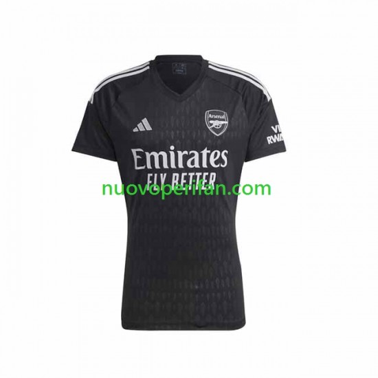 Maglie da Calcio Arsenal Portiere Uomo Prima Tenuta 2023-2024 Maniche Corte