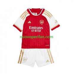 Maglie da Calcio Arsenal Bambino Prima Tenuta 2023-2024 Maniche Corte