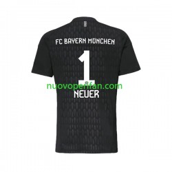 Maglie da Calcio FC Bayern München Manuel Neuer 1 Portiere Uomo Prima Tenuta 2023-2024 Maniche Corte