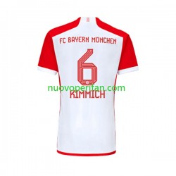 Maglie da Calcio FC Bayern München Joshua Kimmich 6 Uomo Prima Tenuta 2023-2024 Maniche Corte