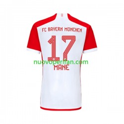 Maglie da Calcio FC Bayern München Sadio Mane 17 Uomo Prima Tenuta 2023-2024 Maniche Corte
