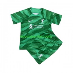 Maglie da Calcio Liverpool Portiere Bambino Prima Tenuta 2023-2024 Maniche Corte