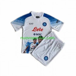Maglie da Calcio Napoli Face Game Minjae 3 Bambino Prima Tenuta 2022-2023 Maniche Corte