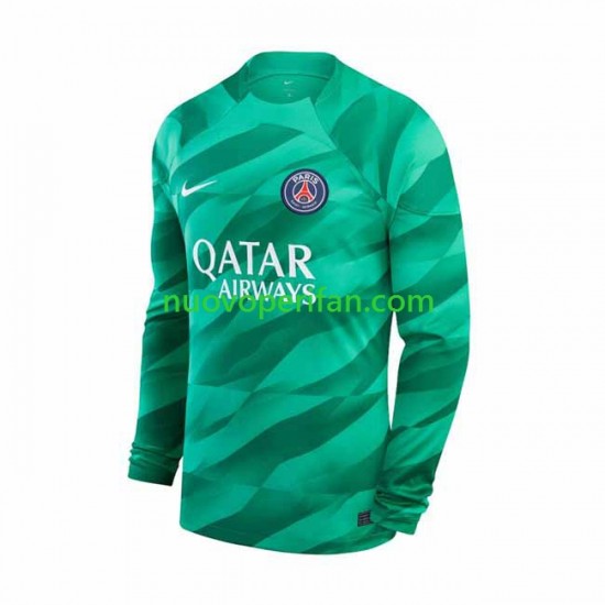 Maglie da Calcio Paris Saint-Germain Portiere Uomo Prima Tenuta 2023-2024 Maniche Lunghe