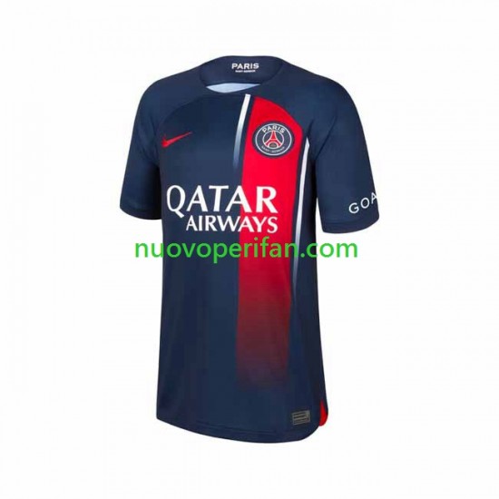 Maglie da Calcio Paris Saint-Germain Uomo Prima Tenuta 2023-2024 Maniche Corte