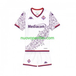 Maglie da Calcio ACF Fiorentina Bambino Trasferta Tenuta 2023-2024 Maniche Corte