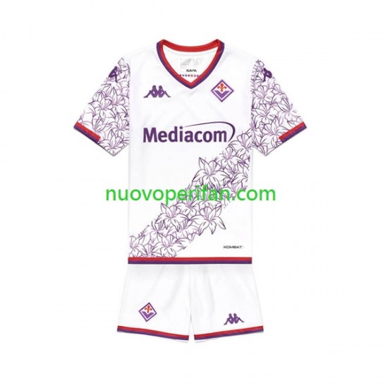 Maglie da Calcio ACF Fiorentina Bambino Trasferta Tenuta 2023-2024 Maniche Corte