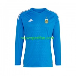Maglie da Calcio Argentina Portiere Uomo Alternativa Tenuta 2023 Maniche Lunghe