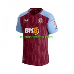 Maglie da Calcio Aston Villa Philippe Coutinho 23 Uomo Prima Tenuta 2023-2024 Maniche Corte
