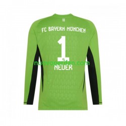 Maglie da Calcio FC Bayern München Manuel Neuer 1 Portiere Uomo Trasferta Tenuta 2023-2024 Maniche Lunghe