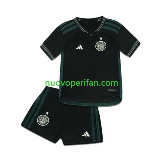 Maglie da Calcio Celtic Bambino Trasferta Tenuta 2023-2024 Maniche Corte