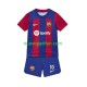 Maglie da Calcio FC Barcelona Ansu Fati 10 Bambino Prima Tenuta 2023-2024 Maniche Corte