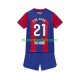 Maglie da Calcio FC Barcelona Frenkie de Jong 21 Bambino Prima Tenuta 2023-2024 Maniche Corte