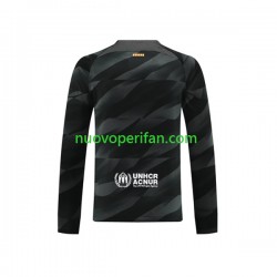 Maglie da Calcio FC Barcelona Portiere Uomo Trasferta Tenuta 2023-2024 Maniche Lunghe
