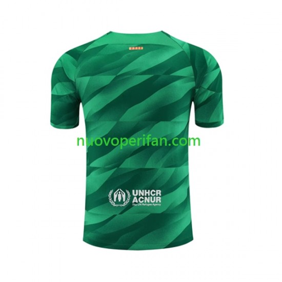 Maglie da Calcio FC Barcelona Portiere Uomo Prima Tenuta 2023-2024 Maniche Corte