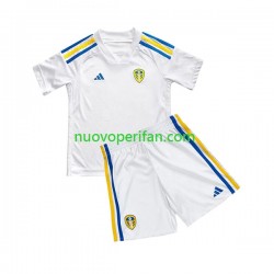 Maglie da Calcio Leeds United Bambino Prima Tenuta 2023-2024 Maniche Corte