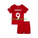 Maglie da Calcio Liverpool Darwin Nunez 9 Bambino Prima Tenuta 2023-2024 Maniche Corte