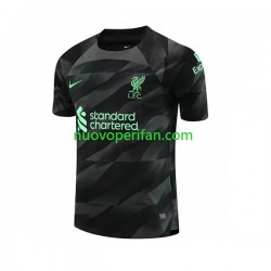Maglie da Calcio Liverpool Portiere Uomo Trasferta Tenuta 2023-2024 Maniche Corte