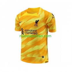 Maglie da Calcio Liverpool Portiere Uomo Alternativa Tenuta 2023-2024 Maniche Corte