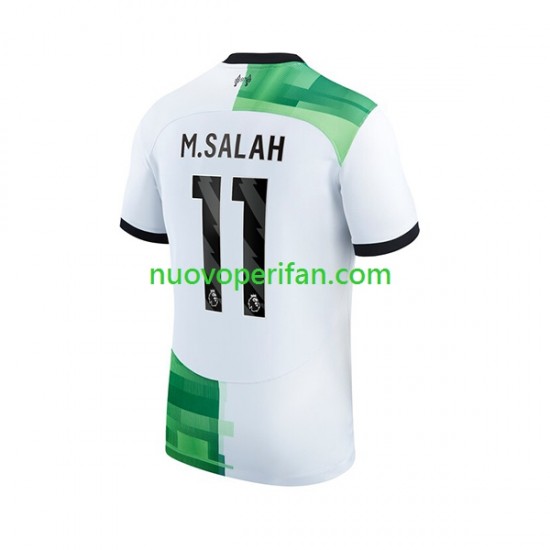Maglie da Calcio Liverpool M.Salah 11 Uomo Trasferta Tenuta 2023-2024 Maniche Corte