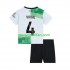 Maglie da Calcio Liverpool Virgil van Dijk 4 Bambino Trasferta Tenuta 2023-2024 Maniche Corte