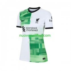 Maglie da Calcio Liverpool Donna Trasferta Tenuta 2023-2024 Maniche Corte