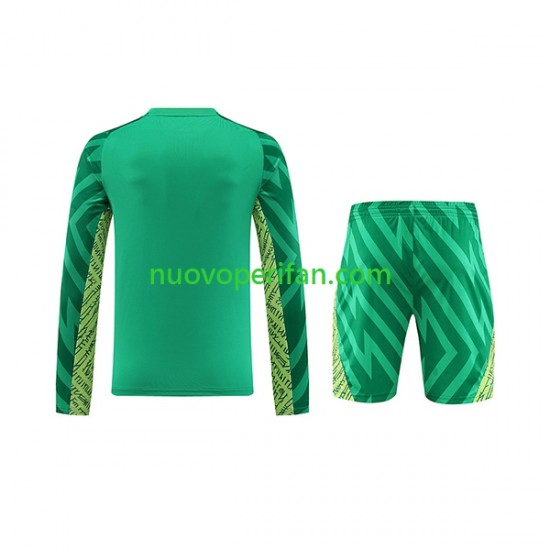 Maglie da Calcio Manchester City Portiere Bambino Prima Tenuta 2023-2024 Maniche Lunghe