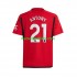 Maglie da Calcio Manchester United Antony Matheus 21 Uomo Prima Tenuta 2023-2024 Maniche Corte