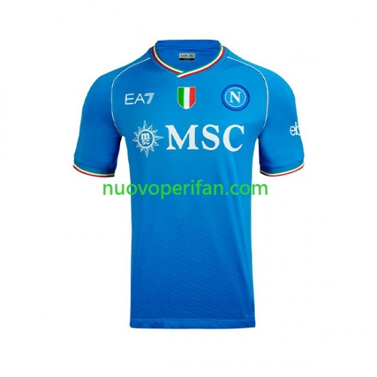 Maglie da Calcio Napoli OSIMHEN 9 Uomo Prima Tenuta 2023-2024 Maniche Corte
