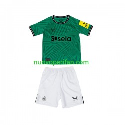 Maglie da Calcio Newcastle United Bambino Trasferta Tenuta 2023-2024 Maniche Corte