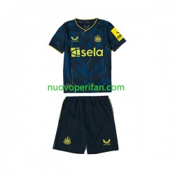 Maglie da Calcio Newcastle United Bambino Alternativa Tenuta 2023-2024 Maniche Corte