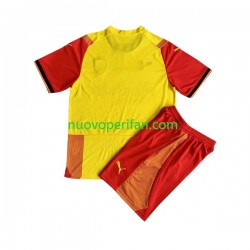 Maglie da Calcio RC Lens Bambino Prima Tenuta 2023-2024 Maniche Corte