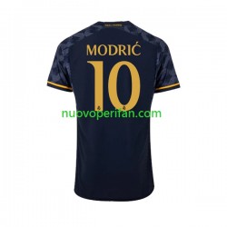 Maglie da Calcio Real Madrid Modrić Luka 10 Uomo Trasferta Tenuta 2023-2024 Maniche Corte