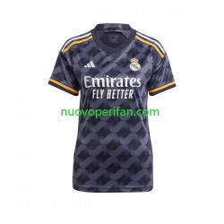 Maglie da Calcio Real Madrid Donna Trasferta Tenuta 2023-2024 Maniche Corte