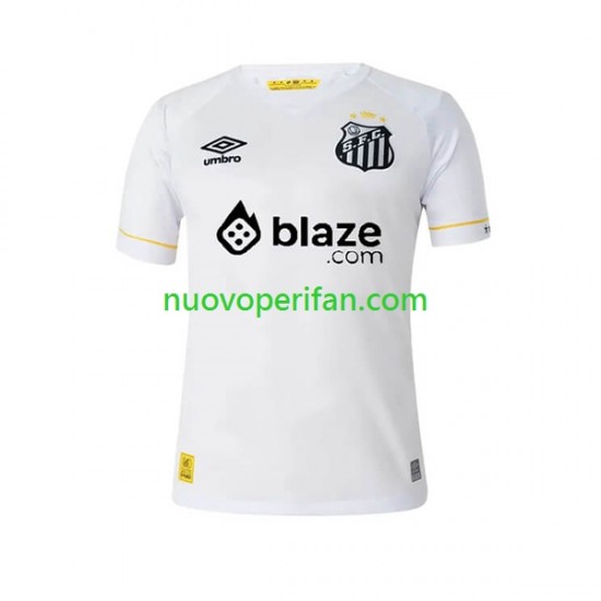 Maglie da Calcio Santos FC Uomo Prima Tenuta 2023-2024 Maniche Corte