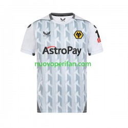 Maglie da Calcio Wolverhampton Wanderers Uomo Alternativa Tenuta 2023-2024 Maniche Corte