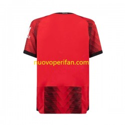 Maglie da Calcio AC Milan Uomo Prima Tenuta 2023-2024 Maniche Corte