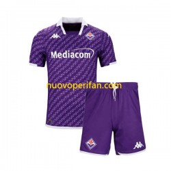 Maglie da Calcio ACF Fiorentina Bambino Prima Tenuta 2023-2024 Maniche Corte