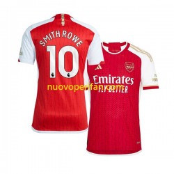 Maglie da Calcio Arsenal Smith Rowe 10 Uomo Prima Tenuta 2023-2024 Maniche Corte