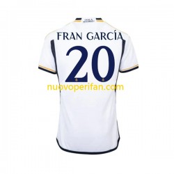 Maglie da Calcio Real Madrid Fran Garcia 20 Uomo Prima Tenuta 2023-2024 Maniche Corte