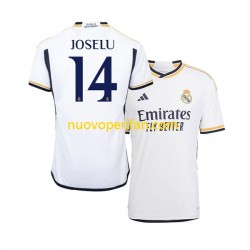 Maglie da Calcio Real Madrid JOSELU 14 Uomo Prima Tenuta 2023-2024 Maniche Corte