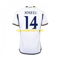 Maglie da Calcio Real Madrid JOSELU 14 Uomo Prima Tenuta 2023-2024 Maniche Corte