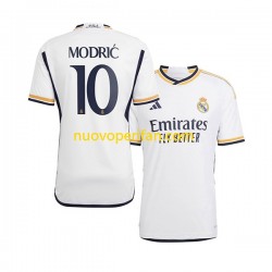 Maglie da Calcio Real Madrid Modrić 10 Uomo Prima Tenuta 2023-2024 Maniche Corte