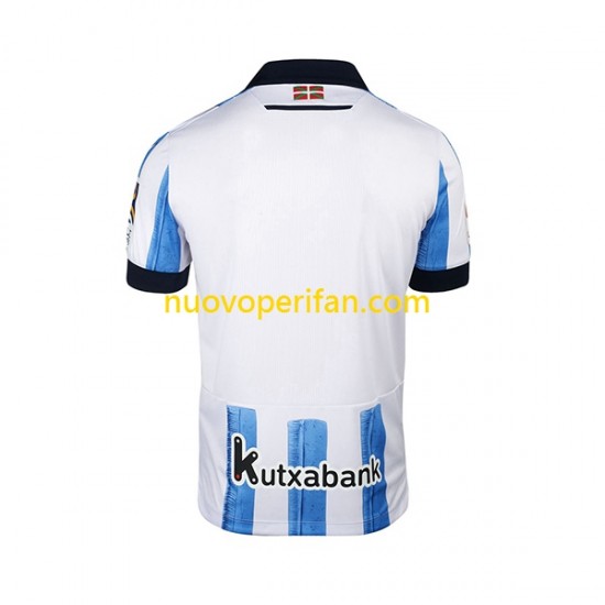 Maglie da Calcio Real Sociedad Uomo Prima Tenuta 2023-2024 Maniche Corte