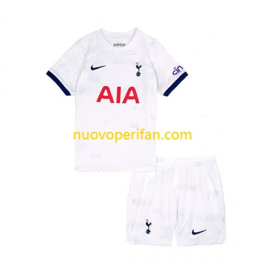 Maglie da Calcio Tottenham Hotspur Bambino Prima Tenuta 2023-2024 Maniche Corte