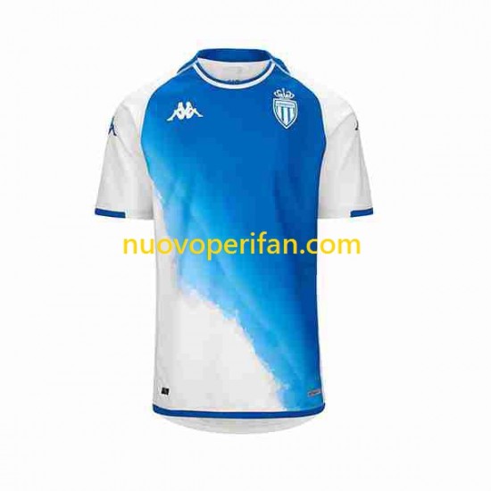 Maglie da Calcio AS Monaco Uomo Alternativa Tenuta 2023-2024 Maniche Corte