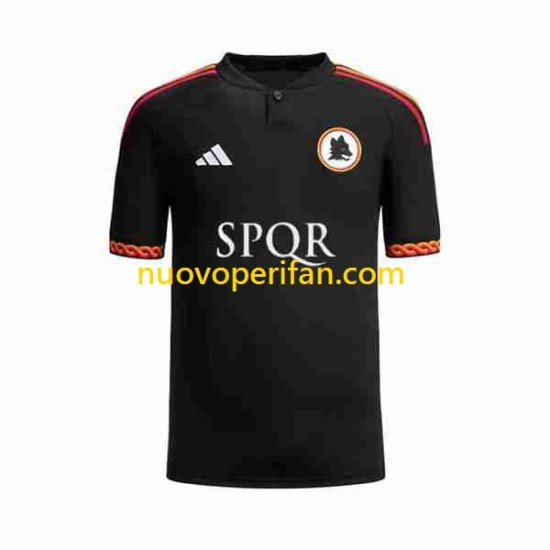 Maglie da Calcio AS Roma Uomo Alternativa Tenuta 2023-2024 Maniche Corte