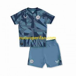 Maglie da Calcio Aston Villa Bambino Alternativa Tenuta 2023-2024 Maniche Corte