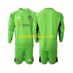 Maglie da Calcio Besiktas Portiere Bambino Trasferta Tenuta 2023-2024 Maniche Lunghe