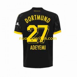 Maglie da Calcio Borussia Dortmund Karim Adeyemi 27 Uomo Trasferta Tenuta 2023-2024 Maniche Corte